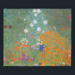 Gustav Klimt - Flower Garden Duvet Cover<br><div class="desc">Flower Garden - Gustav Klimt in 1905-1907</div>