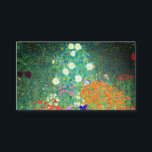 Gustav Klimt Flower Garden Enclosure Card<br><div class="desc">Enclosure Cards featuring Gustav Klimt’s oil painting Flower Garden (1906). A beautiful garden of purple,  red,  white,  blue,  and orange flowers. A great gift for fans of Art Nouveau and Austrian art.</div>