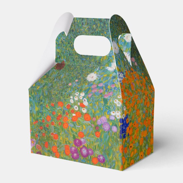 Gustav Klimt - Flower Garden Favor Box (Front Side)