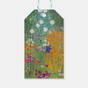 Gustav Klimt - Flower Garden Gift Tags