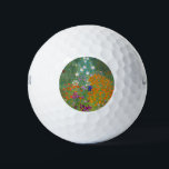 Gustav Klimt - Flower Garden Golf Balls<br><div class="desc">Flower Garden - Gustav Klimt in 1905-1907</div>