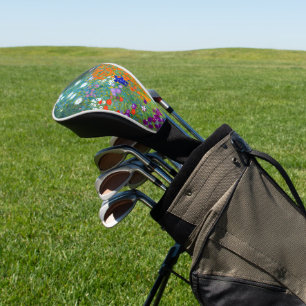 Gustav Klimt Flower Garden Golf Head Cover