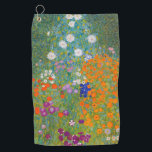 Gustav Klimt - Flower Garden Golf Towel<br><div class="desc">Flower Garden - Gustav Klimt in 1905-1907</div>