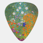 Gustav Klimt - Flower Garden Guitar Pick<br><div class="desc">Flower Garden - Gustav Klimt in 1905-1907</div>