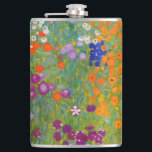 Gustav Klimt - Flower Garden Hip Flask<br><div class="desc">Flower Garden - Gustav Klimt in 1905-1907</div>