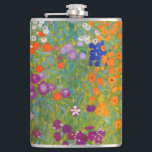Gustav Klimt - Flower Garden Hip Flask<br><div class="desc">Flower Garden - Gustav Klimt in 1905-1907</div>