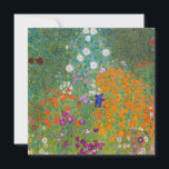 Gustav Klimt - Flower Garden Invitation<br><div class="desc">Flower Garden - Gustav Klimt in 1905-1907</div>