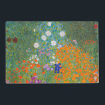 Gustav Klimt - Flower Garden Laminated Place Mat<br><div class="desc">Flower Garden - Gustav Klimt in 1905-1907</div>