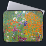 Gustav Klimt: Flower Garden Laptop Sleeve<br><div class="desc">A beautiful classic laptop sleeve featuring a colourful flower garden,  painted by the Austrian symbolist painter Gustav Klimt.</div>