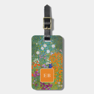 Gustav Klimt - Flower Garden Luggage Tag