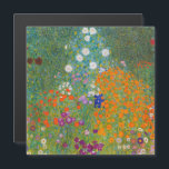 Gustav Klimt - Flower Garden Magnetic Card<br><div class="desc">Flower Garden - Gustav Klimt in 1905-1907</div>