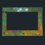 Gustav Klimt - Flower Garden Magnetic Frame<br><div class="desc">Flower Garden - Gustav Klimt in 1905-1907</div>