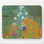 Gustav Klimt - Flower Garden Mouse Pad<br><div class="desc">Flower Garden - Gustav Klimt in 1905-1907</div>