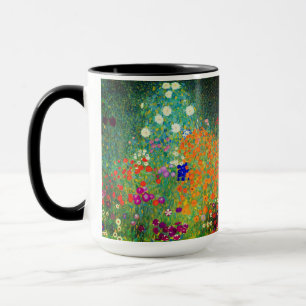 Gustav Klimt Flower Garden Mug