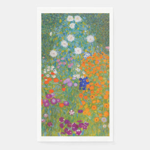 Gustav Klimt - Flower Garden Napkin