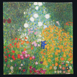 Gustav Klimt Flower Garden Napkins<br><div class="desc">Gustav Klimt Flower Garden napkins. Oil painting on canvas from 1907. Completed during his golden phase, Flower Garden is one of Klimt’s most famous landscape paintings. The summer colours burst forth in this work with a beautiful mix of orange, red, purple, blue, pink and white blossoms. A great gift for...</div>