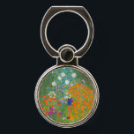 Gustav Klimt - Flower Garden Phone Ring Stand<br><div class="desc">Flower Garden - Gustav Klimt in 1905-1907</div>