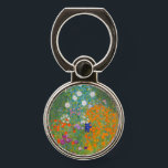 Gustav Klimt - Flower Garden Phone Ring Stand<br><div class="desc">Flower Garden - Gustav Klimt in 1905-1907</div>