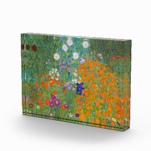 Gustav Klimt - Flower Garden Photo Block