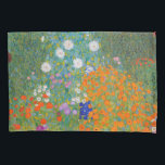Gustav Klimt - Flower Garden Pillowcase<br><div class="desc">Flower Garden - Gustav Klimt in 1905-1907</div>
