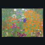 Gustav Klimt: Flower Garden Placemat<br><div class="desc">A beautiful classic place mat featuring a colourful flower garden,  painted by the Austrian symbolist painter Gustav Klimt.</div>