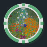 Gustav Klimt - Flower Garden Poker Chips<br><div class="desc">Flower Garden - Gustav Klimt in 1905-1907</div>