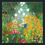 Gustav Klimt Flower Garden Print<br><div class="desc">Gustav Klimt Flower Garden print. Oil painting on canvas from 1907. Completed during his golden phase, Flower Garden is one of Klimt’s most famous landscape paintings. The summer colours burst forth in this work with a beautiful mix of orange, red, purple, blue, pink and white blossoms. A great gift for...</div>