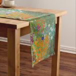 Gustav Klimt - Flower Garden Short Table Runner<br><div class="desc">Flower Garden - Gustav Klimt in 1905-1907</div>