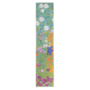 Gustav Klimt - Flower Garden Short Table Runner