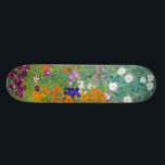 Gustav Klimt: Flower Garden Skateboard<br><div class="desc">A beautiful classic skateboard featuring a colourful flower garden, painted by the Austrian symbolist painter Gustav Klimt.</div>