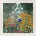 Gustav Klimt Flower Garden Vintage Art Nouveau Jigsaw Puzzle<br><div class="desc">Gustav Klimt Flower Garden Vintage Art Nouveau Painting
1907 Fine Art Painting</div>