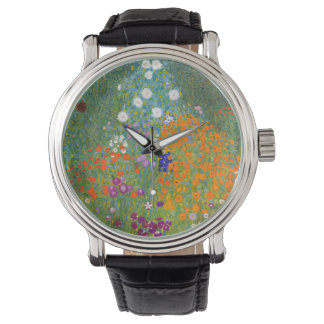 Gustav Klimt: Flower Garden Watch