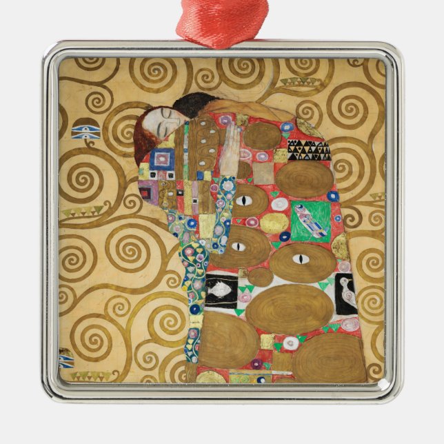 Gustav Klimt - Fulfillment, Stoclet Frieze Metal Ornament (Front)