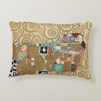 Gustav Klimt Fulfilment Accent Pillow