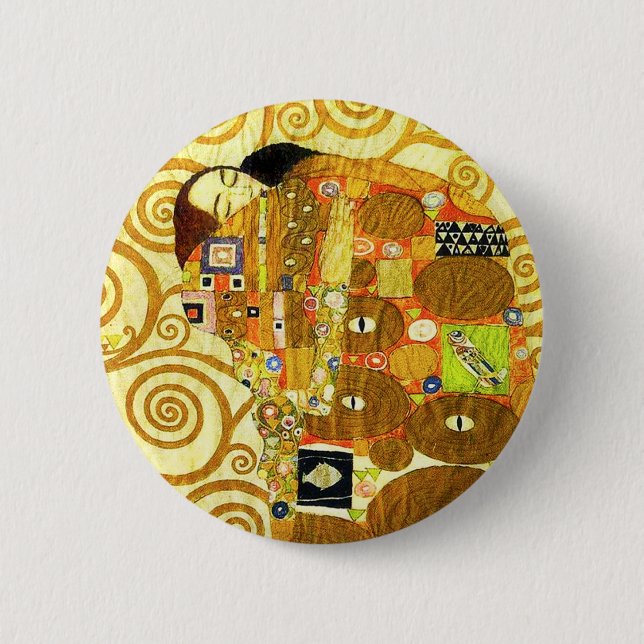 Gustav Klimt Fulfilment Button (Front)