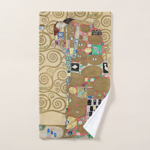 Gustav Klimt Fulfilment Hand Towel