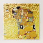 Gustav Klimt Fulfilment Lovers Fine Art<br><div class="desc">Gustav Klimt Fulfilment Lovers Fine Art Jigsaw Puzzle.</div>