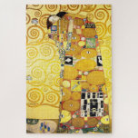 Gustav Klimt Fulfilment Lovers Fine Art Jigsaw Puzzle<br><div class="desc">Gustav Klimt Fulfilment Lovers Fine Art Jigsaw Puzzle.</div>