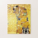 Gustav Klimt Fulfilment Lovers Fine Art Jigsaw Puzzle<br><div class="desc">Gustav Klimt Fulfilment Lovers Fine Art Jigsaw Puzzle.</div>