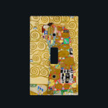 Gustav Klimt Fulfilment Nouveau Couple Light Switch Cover<br><div class="desc">Gustav Klimt,  Fulfilment 1910-1911 Art Nouveau Couple with Klimt's signature swirling design and beautiful gold painting.</div>