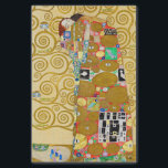 Gustav Klimt Fulfilment Nouveau Couple Tissue Paper<br><div class="desc">Gustav Klimt,  Fulfilment 1910-1911 Art Nouveau Couple with Klimt's signature swirling design and beautiful gold painting.</div>