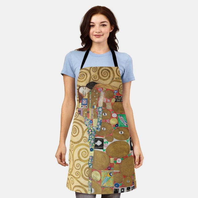Gustav Klimt - Fulfilment, Stoclet Frieze Apron (Worn)