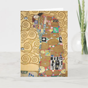 Gustav Klimt - Fulfilment, Stoclet Frieze Card