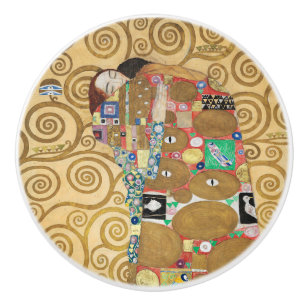 Gustav Klimt - Fulfilment, Stoclet Frieze Ceramic Knob