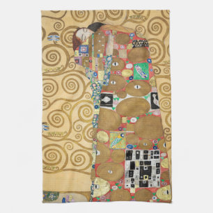 Gustav Klimt - Fulfilment, Stoclet Frieze Kitchen Towel