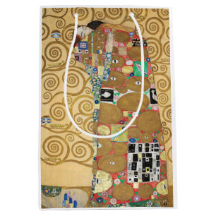 Gustav Klimt - Fulfilment, Stoclet Frieze Medium Gift Bag