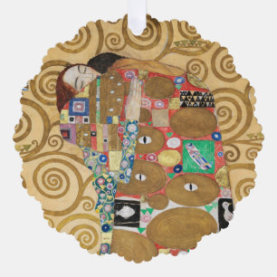 Gustav Klimt - Fulfilment, Stoclet Frieze Ornament Card