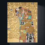 Gustav Klimt - Fulfilment, Stoclet Frieze Paperweight<br><div class="desc">The Tree of Life,  Stoclet Frieze,  Fulfilment Lovers - Gustav Klimt,  Cardboard,  1909</div>