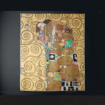 Gustav Klimt - Fulfilment, Stoclet Frieze Tapestry<br><div class="desc">The Tree of Life,  Stoclet Frieze,  Fulfilment Lovers - Gustav Klimt,  Cardboard,  1909</div>
