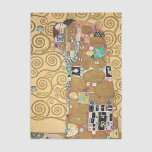 Gustav Klimt - Fulfilment, Stoclet Frieze Tissue Paper<br><div class="desc">The Tree of Life,  Stoclet Frieze,  Fulfilment Lovers - Gustav Klimt,  Cardboard,  1909</div>